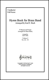 Hymn Book for Brass Band Concert Band sheet music cover Thumbnail